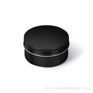 Tin de aluminio redondo de 80 ml para cosméticos de bálsamo labial